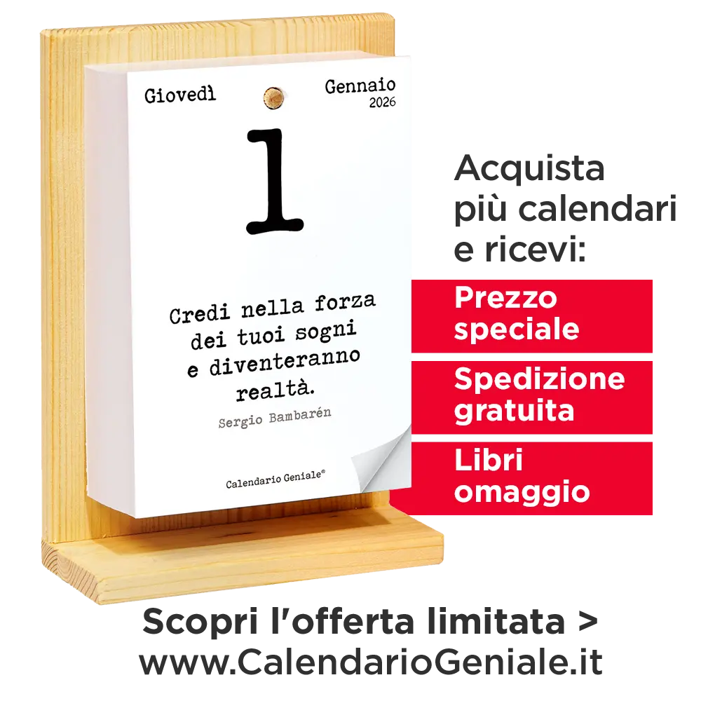 Calendario Geniale con supporto - Offerta