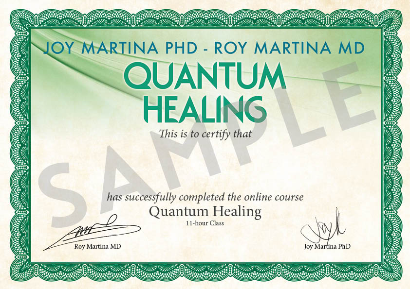 Certificato PDF - Quantum Healing