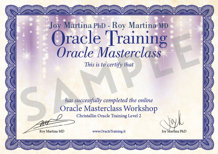 Certificato PDF - Masterclass