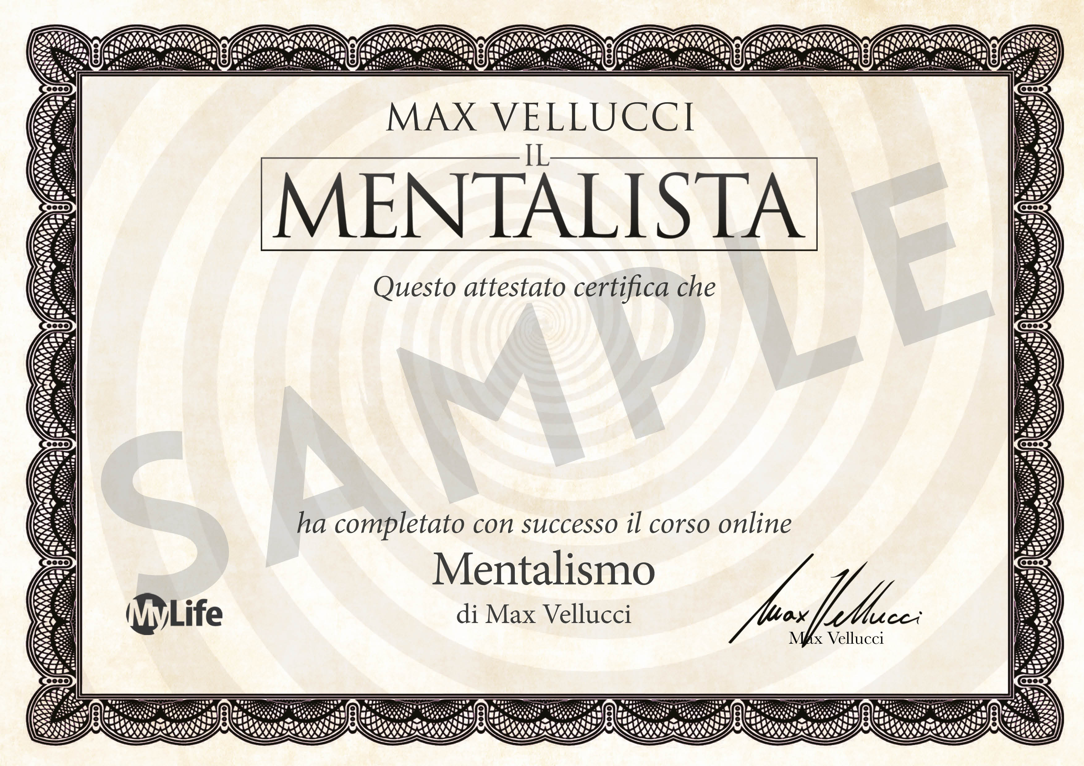 Certificato PDF - Mentalista