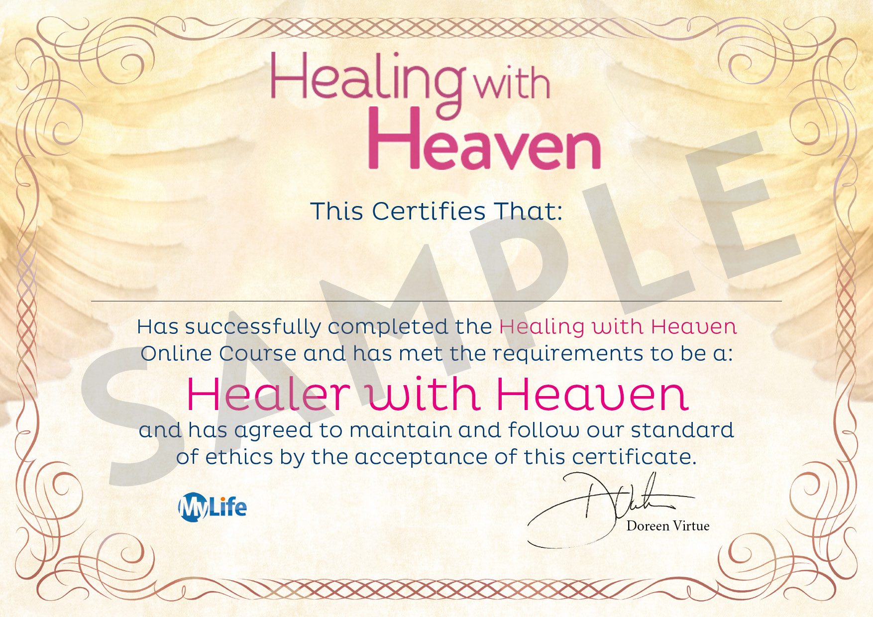 Certificato PDF - Healing with Heaven