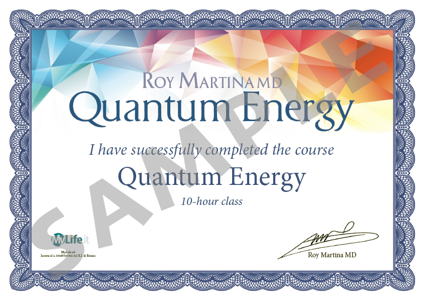 Certificato PDF - Quantum Energy